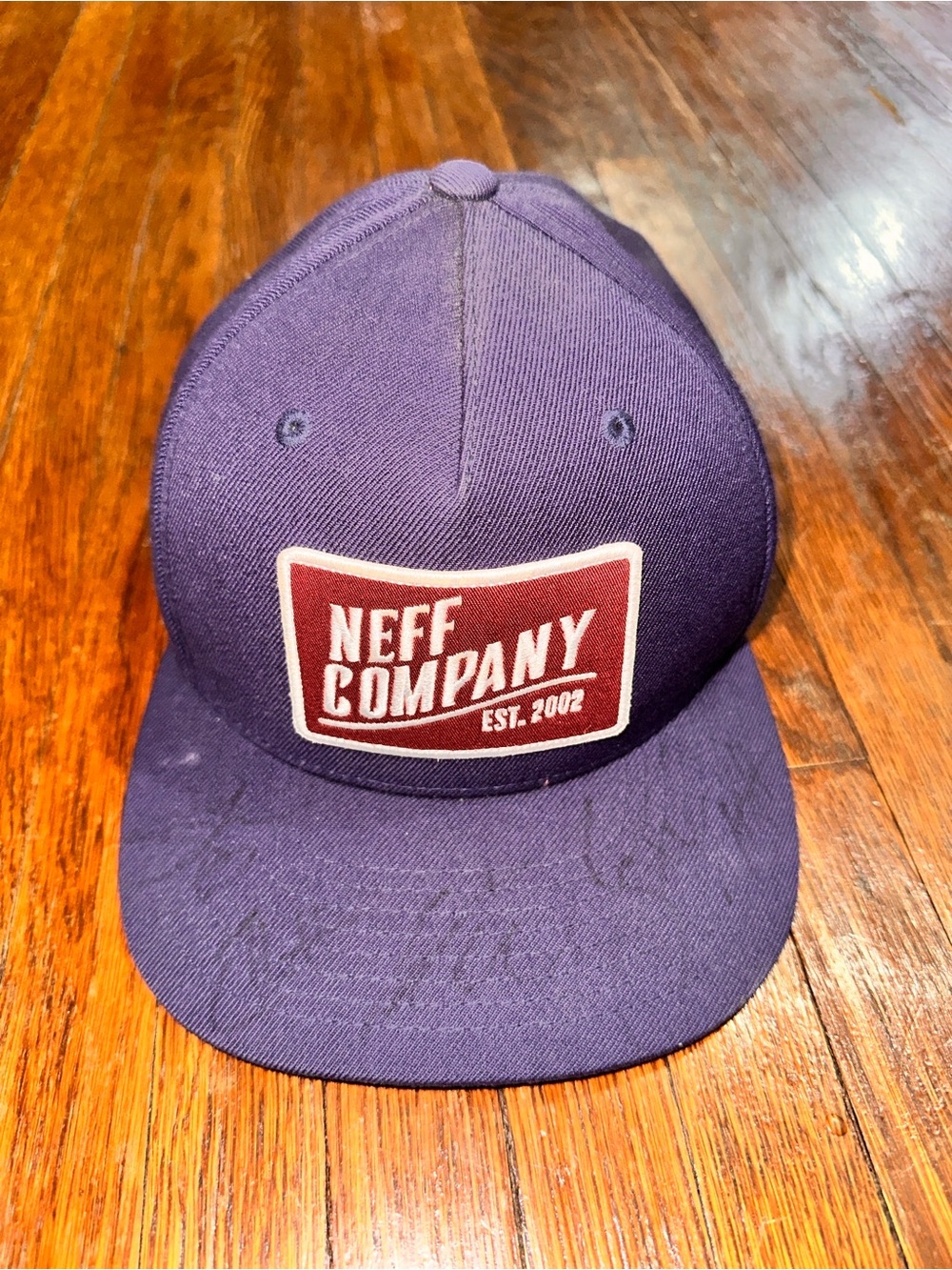 Blessthefall Signed Pop Punk Skater Navy Neff Company SnapBack Hat